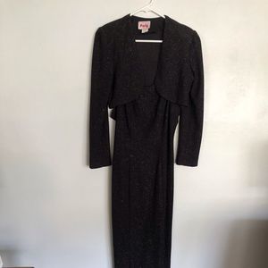 Beautiful evening dress black size medium
